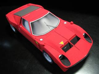 Lamborghini Miura Jota Papercraft