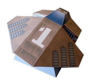 Eliminator Spaceship Papercraft