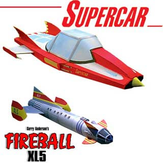 Supercar Fireball XL5 Papercraft