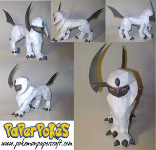 Pokemon Absol Papercraft