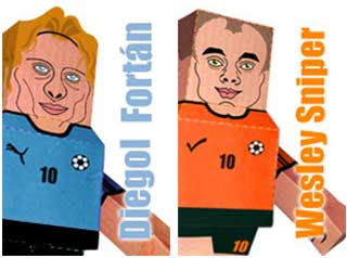 Diego Fortan & Wesley Sniper Paper Toys