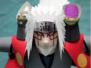 Naruto Sage Mode Jiraiya  Papercraft