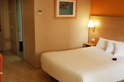 Una de las habitaciones del Hotel Travelodge Hospitalet