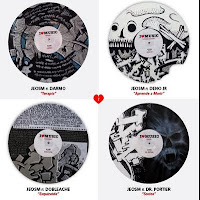 algunos de los vinilos de I love music