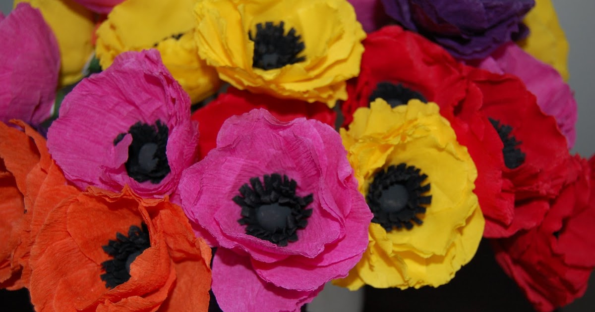 paper poppies galore | Handmade PaPer FloweRs by Maria Noble