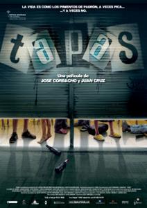 Cartel de la película "Tapas" de José Corbacho y Juan Cruz
