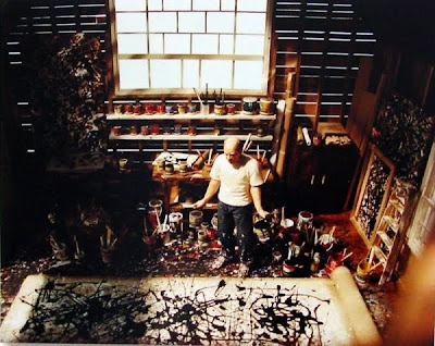 Pollock Jackson Color high angle standing selvegeyard