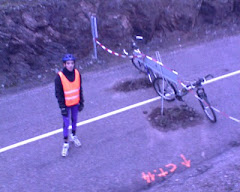 Yo en la carretera de Almaraz