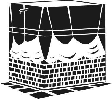 mau saya share adalah gambar vector Ka'bah dengan format .Cdr ver.14