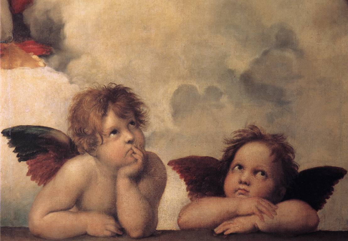 thinking angel