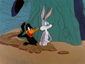 Cartoon Vergleich Ali Baba Bunny