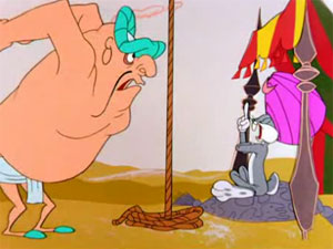 Cartoon Vergleich Ali Baba Bunny