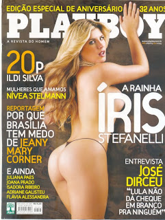 Íris Stefanely pelada Playboy