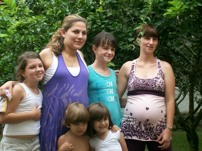 Sônia, Camilla e as crianças
