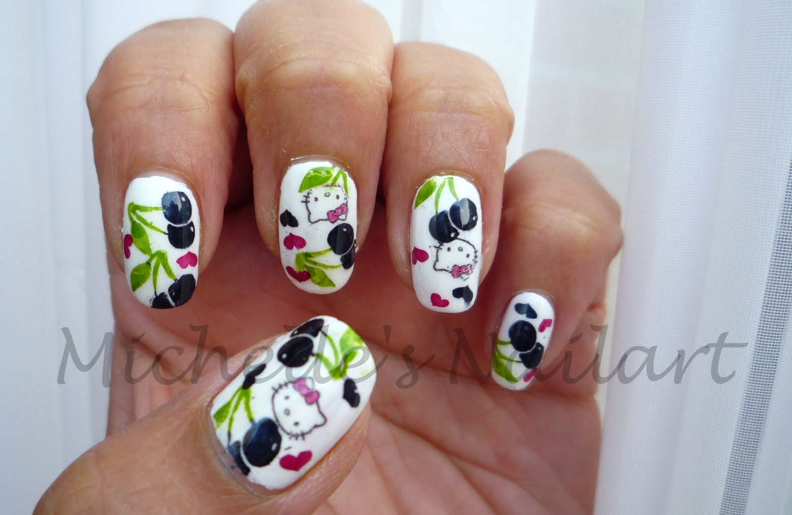 Hello kitty nail art sticker Hello kitty nail art sticker