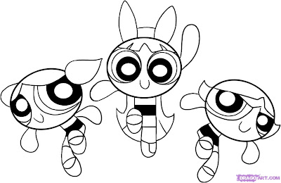 powerpuff girls colouring pages free printable download