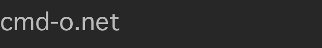 cmd-o.net