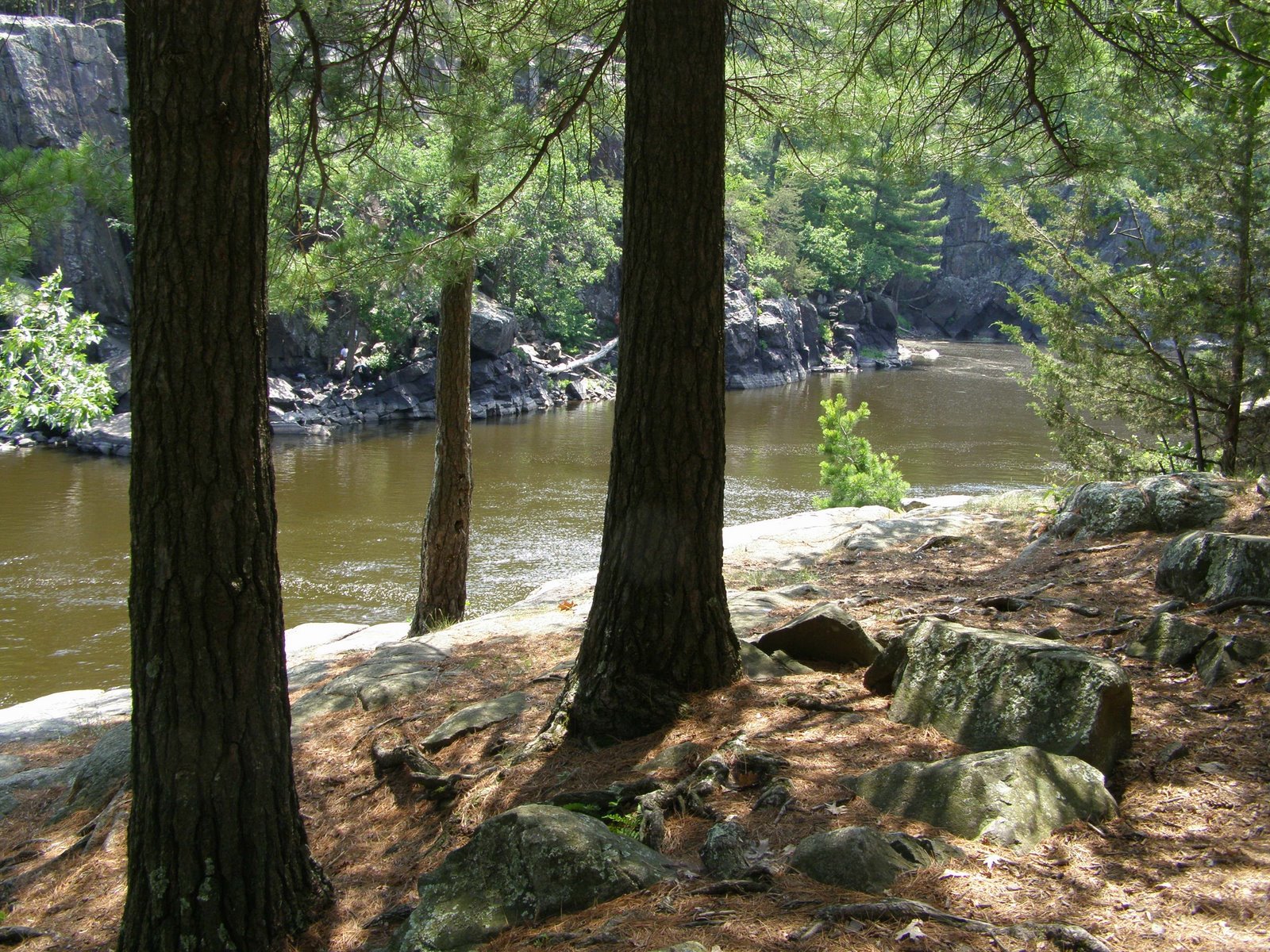 st croix river, interstate state park, taylors falls, minnesota