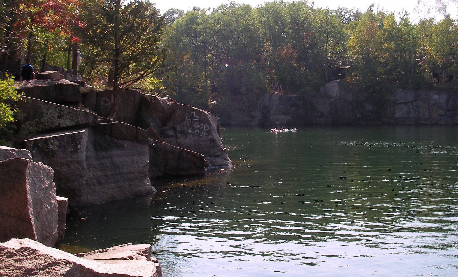 melrose deep 7 swimming hole, quarry park