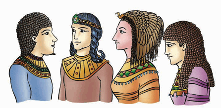 Days Of The Pharaohs Kinds Of Ancient Egypt Hair Style
