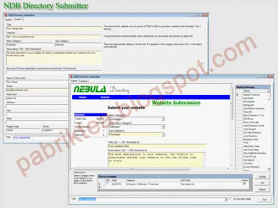 Free Semi Automatic Directory Submitter NBD Directory Submitter 1.1.0 : Free Semi Automatic Directory Submitter