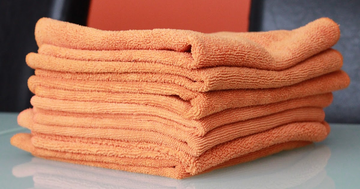 everywhere orange Orange Microfiber Cloths