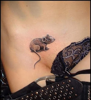 Little mouse Female Tattoo Art Collections