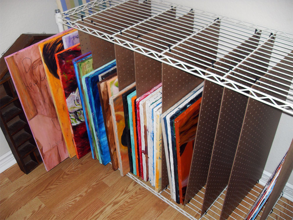 Ideas For Storing Paintings Ideas For Storing Paintings