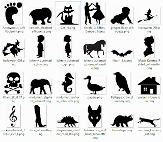 More than 600 free silhouette SVG Cliparts