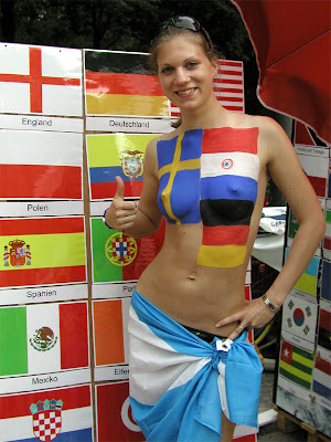 The Amazing Body Art Painting In World Cup 2010