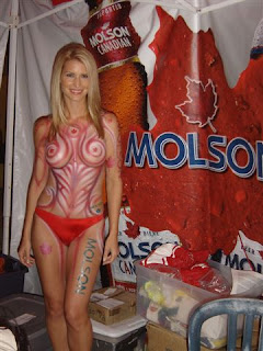 Molson Canadian For Body Art Painting