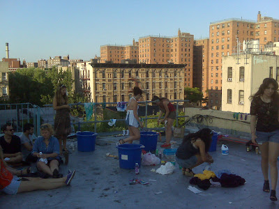 brownstone rooftop