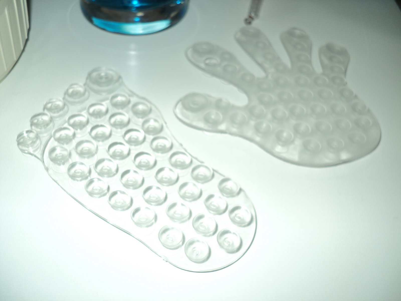 A Little Learning For Two Suction Pad Activities (fine motor skills)