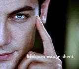 Maksim music sheet