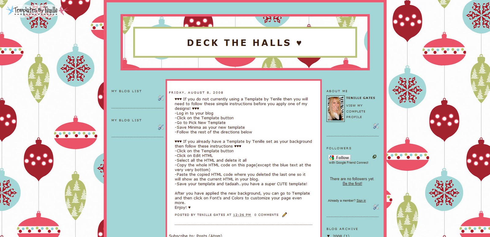 Templates by Tenille: Free