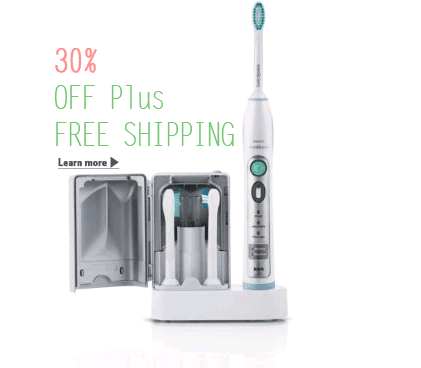 Philips Sonicare FlexCare Rechargeable Sonic Toothbrush with Sanitizer