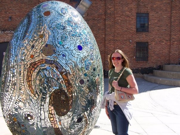 Me and the big shiny egg in Baltimore...oh yea!!!!