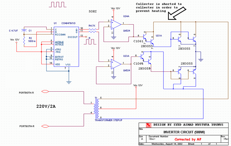 Inverter 500W 12V to 220V Inverter 500W 12V to 220V