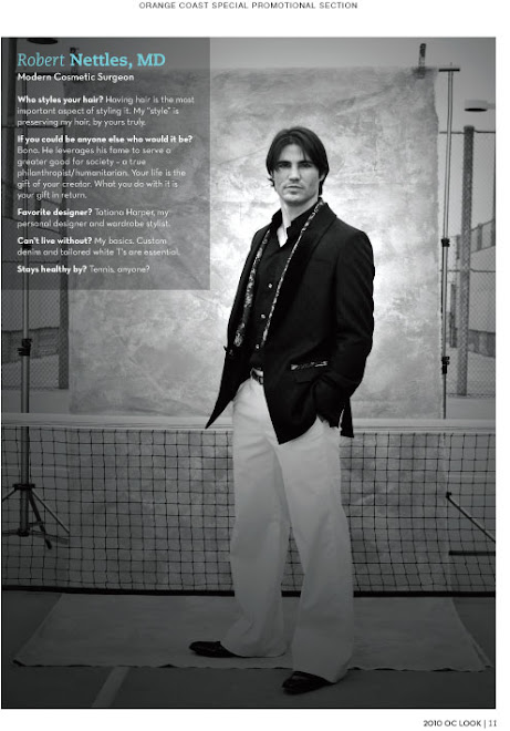 Dr. Nettles Featured As A 2010 OC Look Winner In Orange Coast Magazine