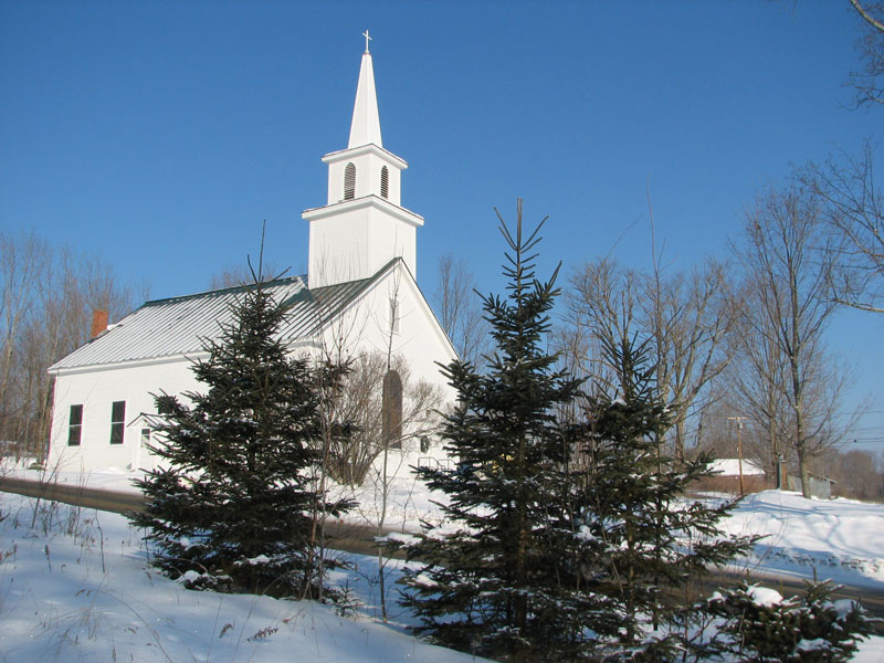 Church In Winter