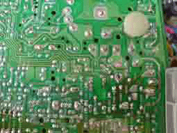 Closeup of the main pc board