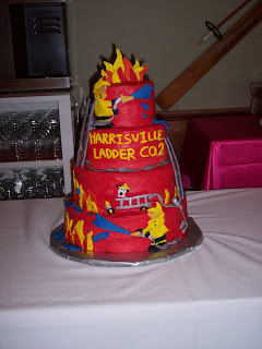 Smart Mama Cakes Firefighter Grooms Cake