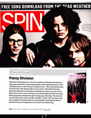 Talkin' 'bout Pansy Division's Life In A Gay Rock Band DVD! Talkin' 'bout Pansy Division's Life In A Gay Rock Band DVD!