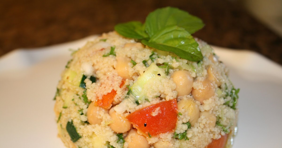 les délices de mel Salade de couscous et pois chiche