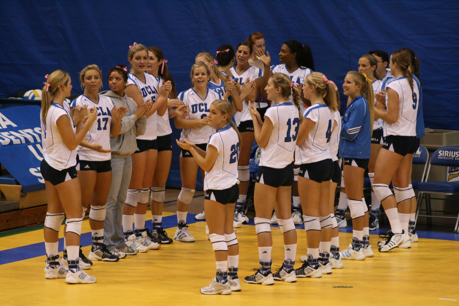 Volleyball Girls Pictures UCLA women's volleyball team during a game