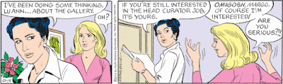 Lu Ann: twisting in invisible lightbulbs for two days straight.