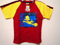  Kaos Simpsons Tackle Merah Kuning