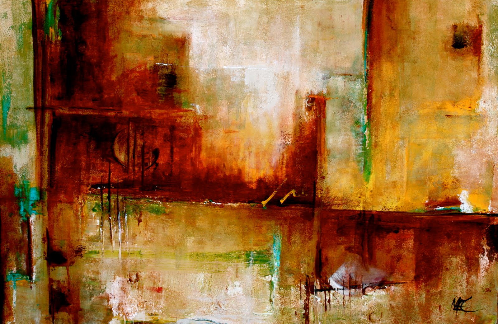 Daily Painters Abstract Gallery: Orchestrate... Modern Contemporary