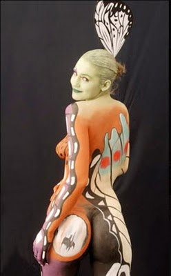 Inspired Body Painting Female Inspired Body Painting Female