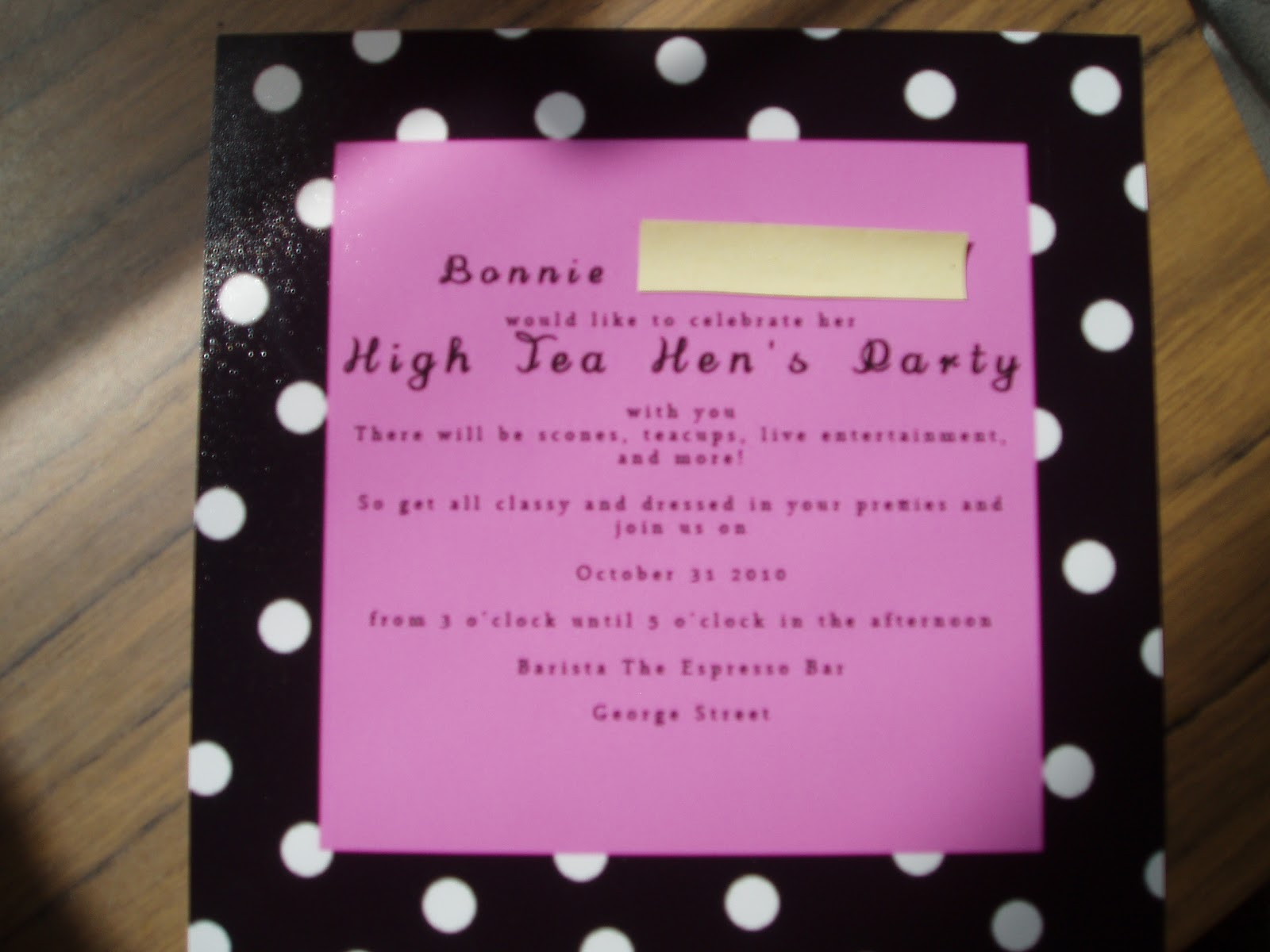 hen party invites